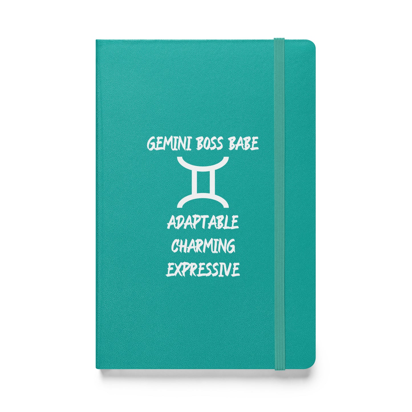 “Gemini Boss Babe” Hardcover Bound Notebook