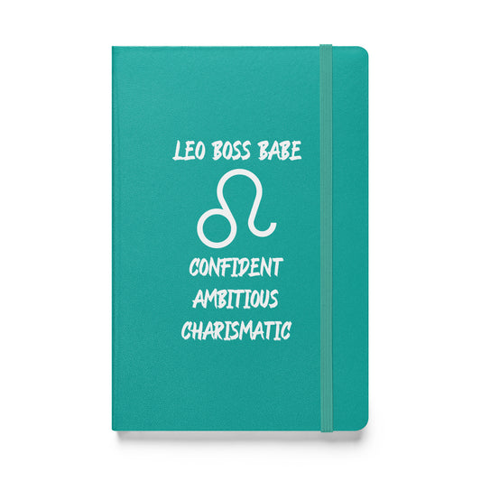 “Leo Boss Babe” Hardcover Bound Notebook