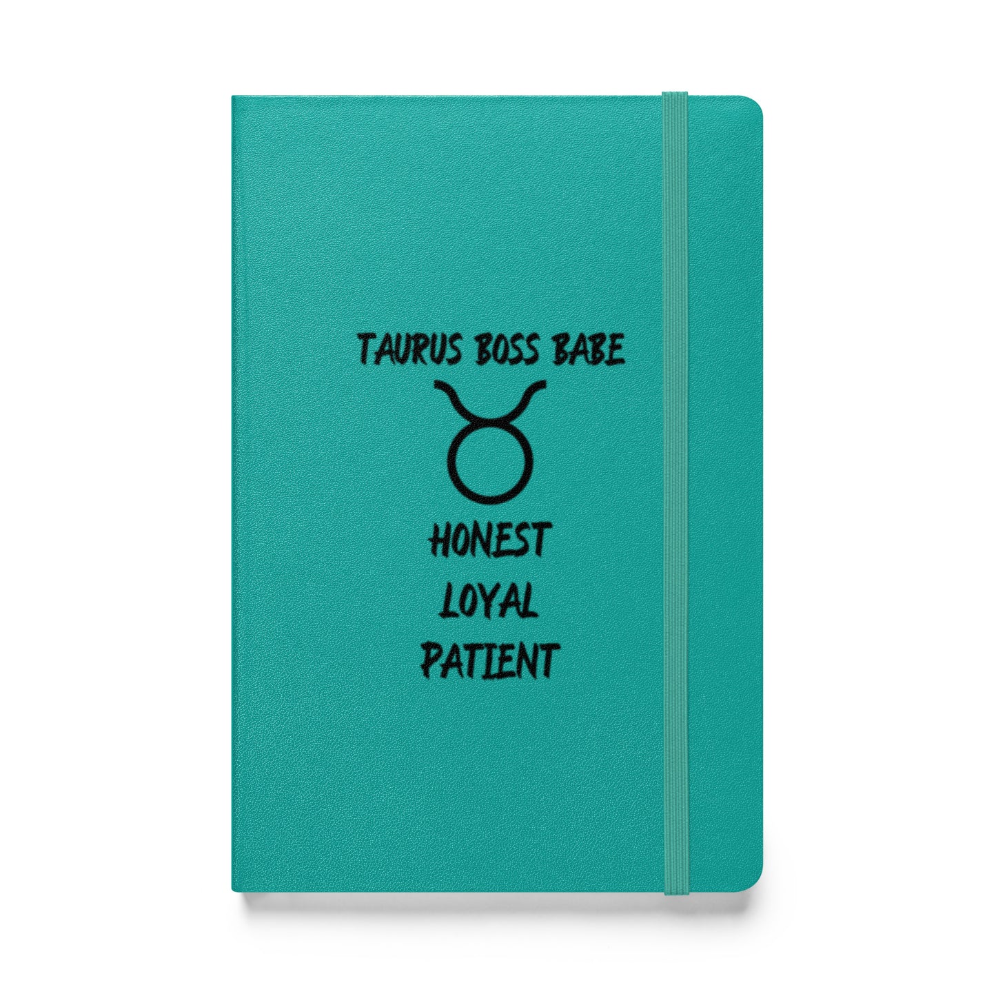 “Taurus Boss Babe” Hardcover Bound Notebook