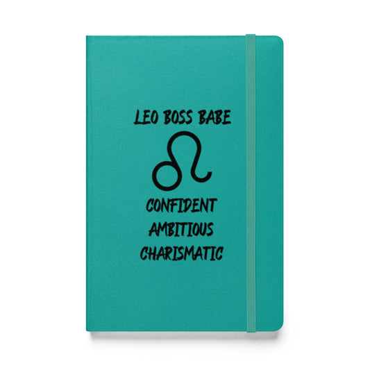 “Leo Boss Babe” Hardcover Bound Notebook