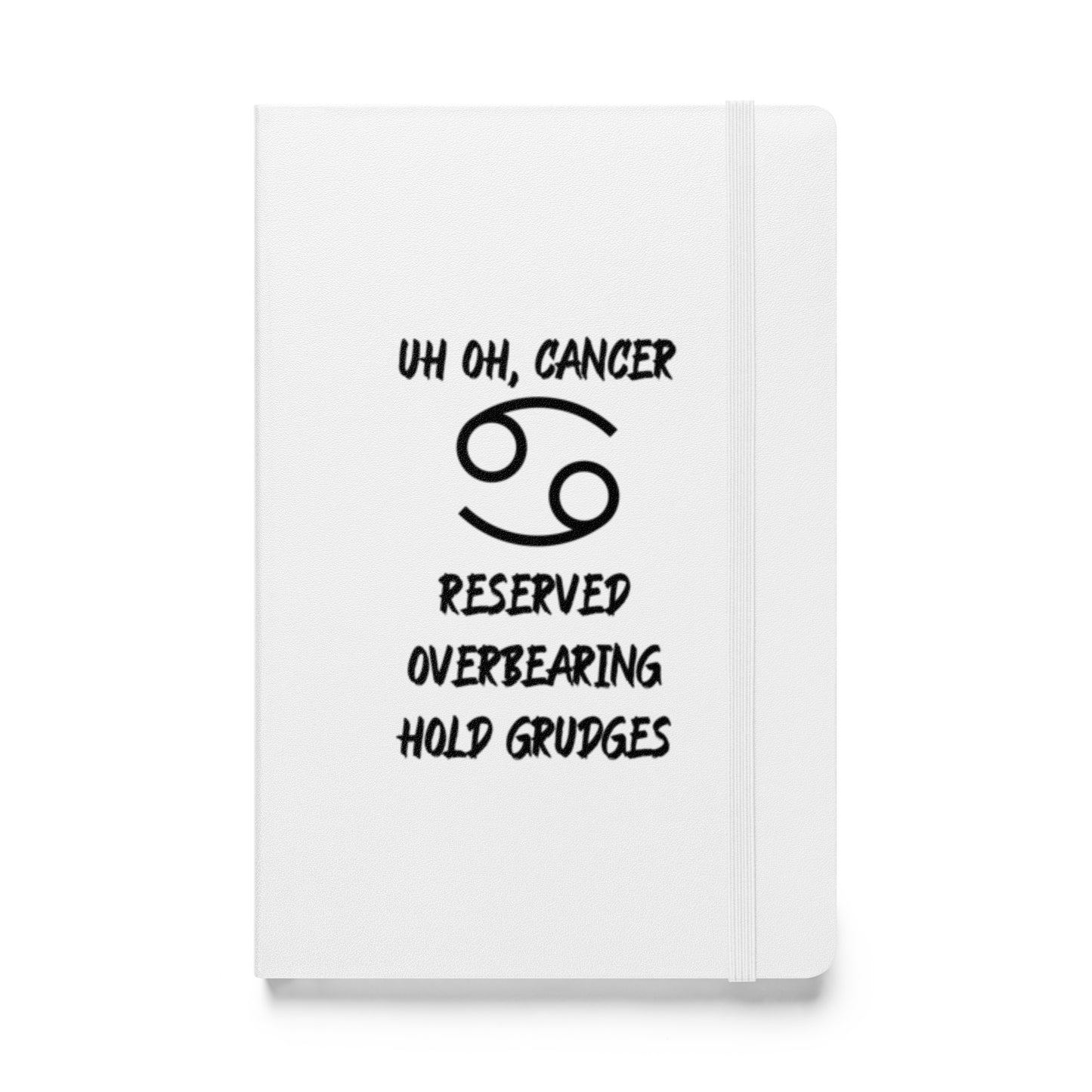“Uh Oh, Cancer” Hardcover Bound Notebook