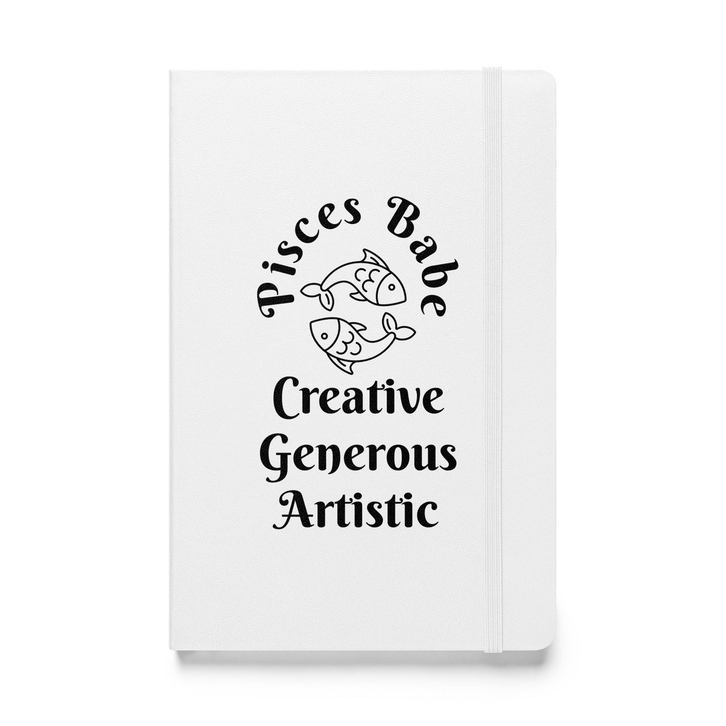“Pisces Babe” Hardcover Bound Notebook