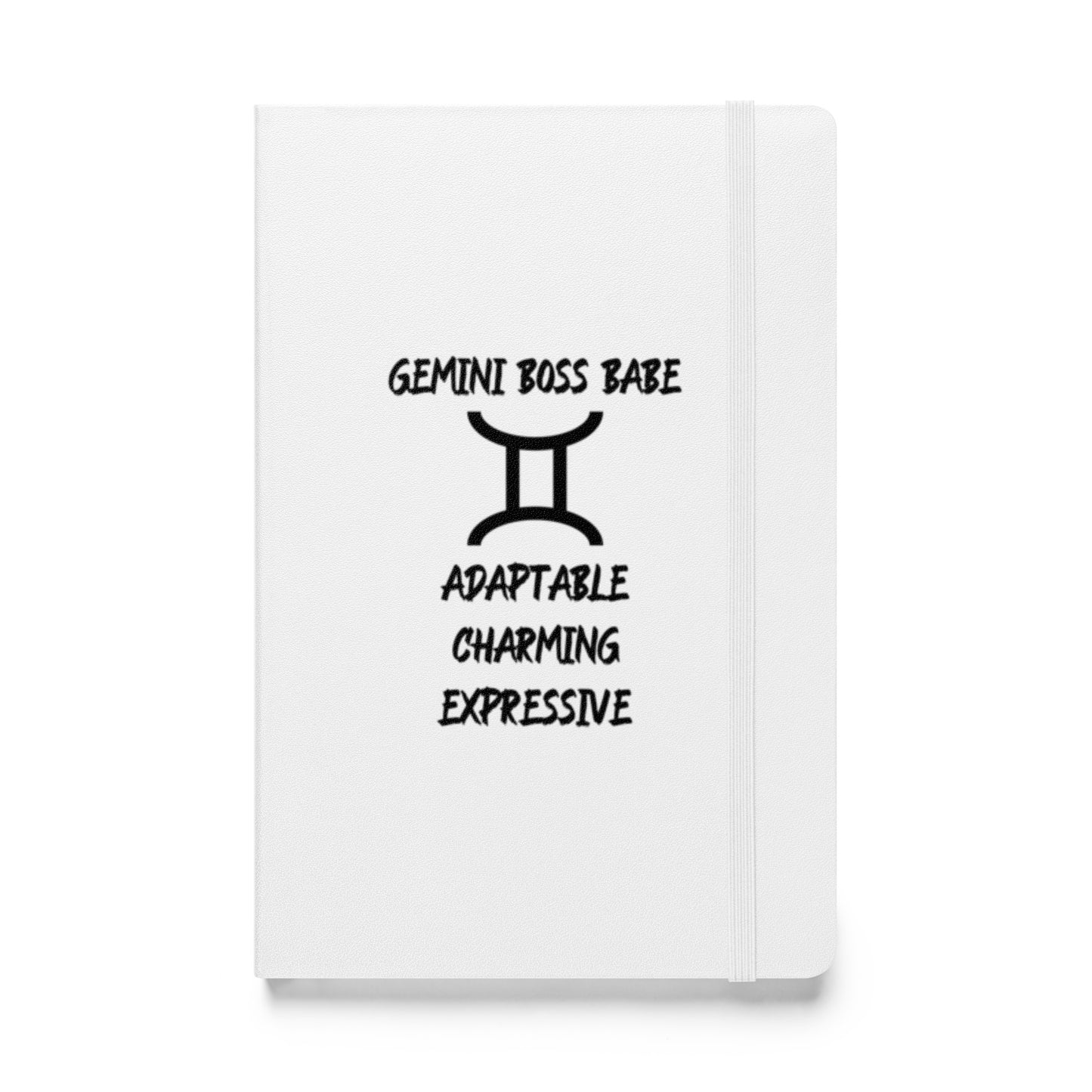 “Gemini Boss Babe” Hardcover Bound Notebook