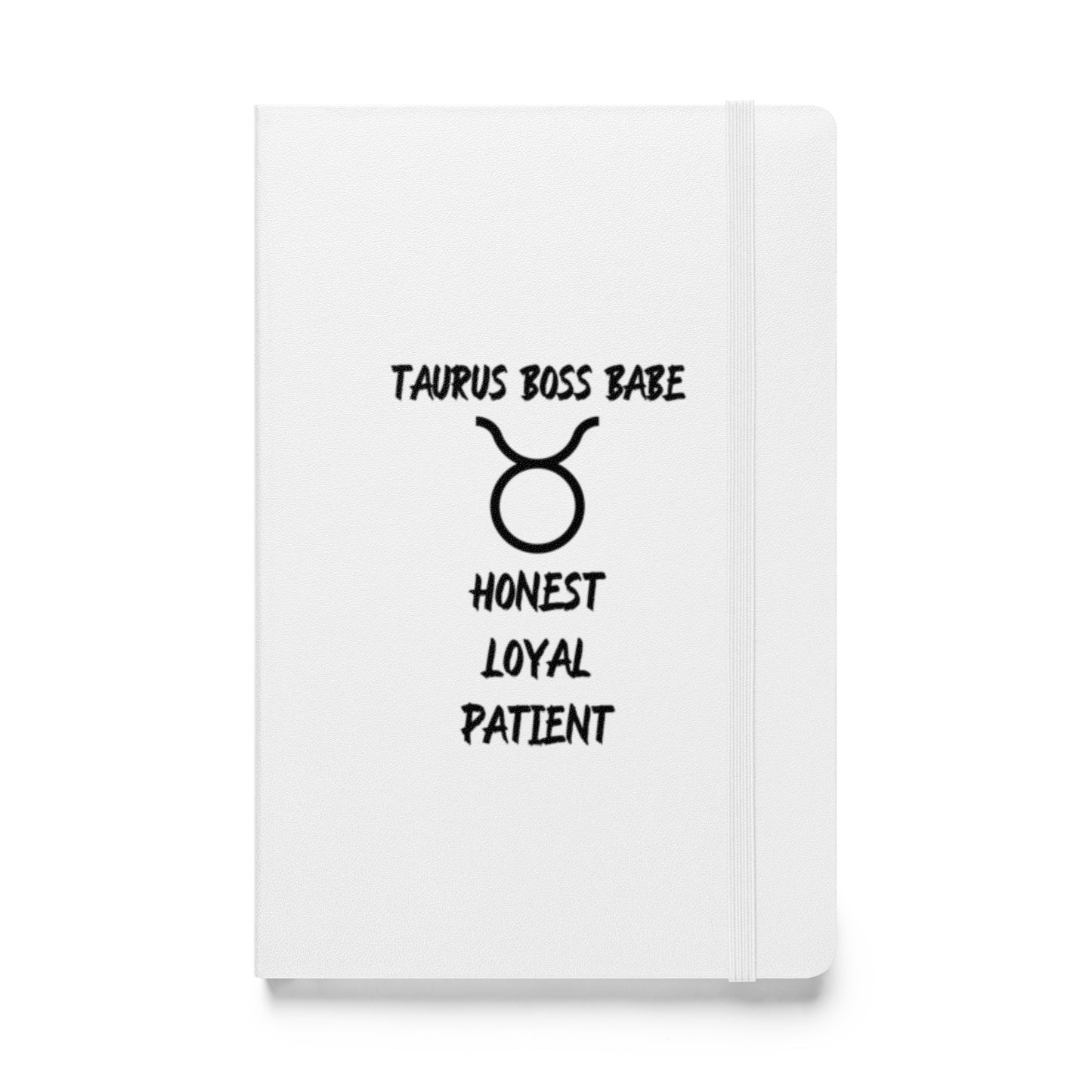 “Taurus Boss Babe” Hardcover Bound Notebook