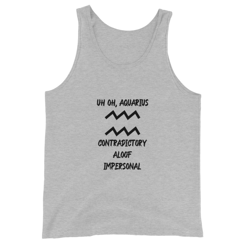 “Uh Oh, Aquarius” Men's Tank Top