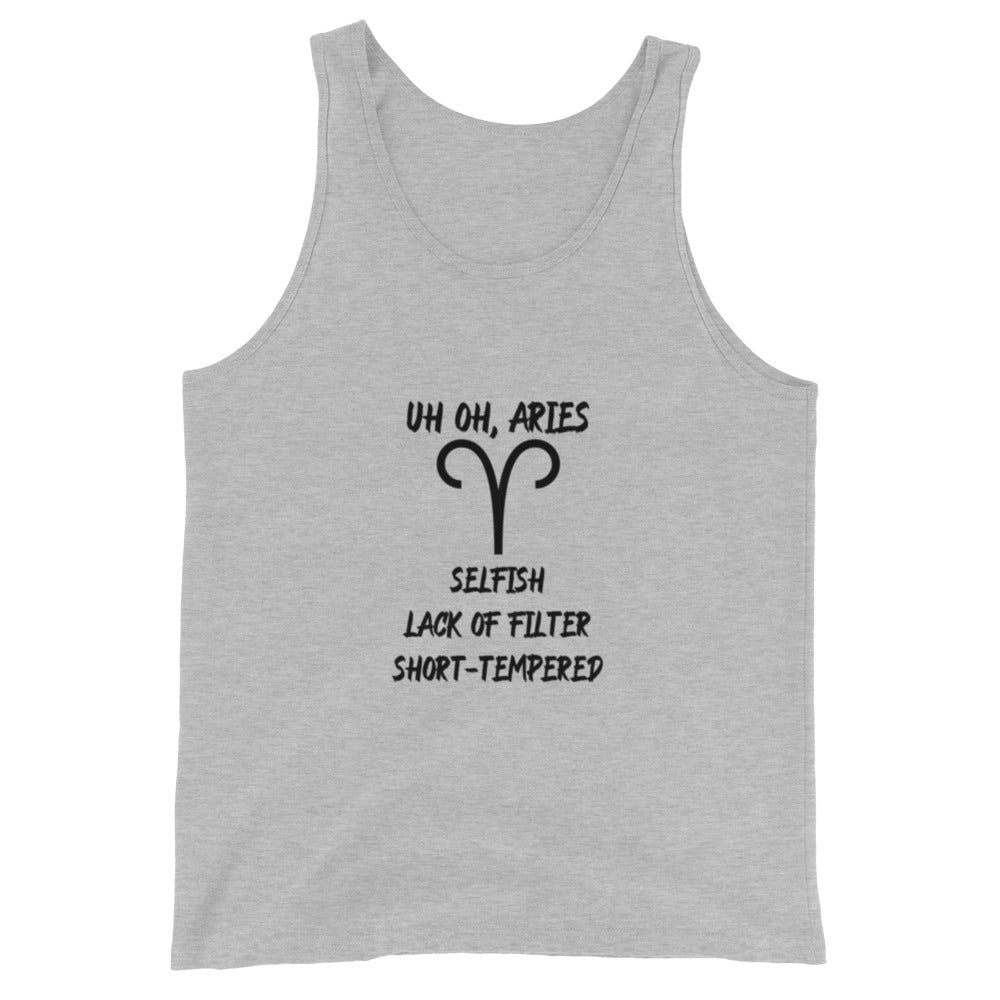 “Uh Oh, Aries” Men's Tank Top
