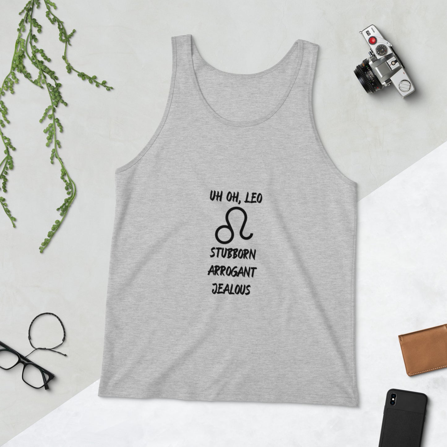 “Uh Oh, Leo” Men's Tank Top