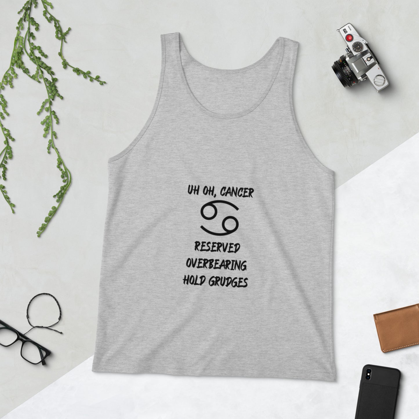 “Uh Oh, Cancer” Men's Tank Top