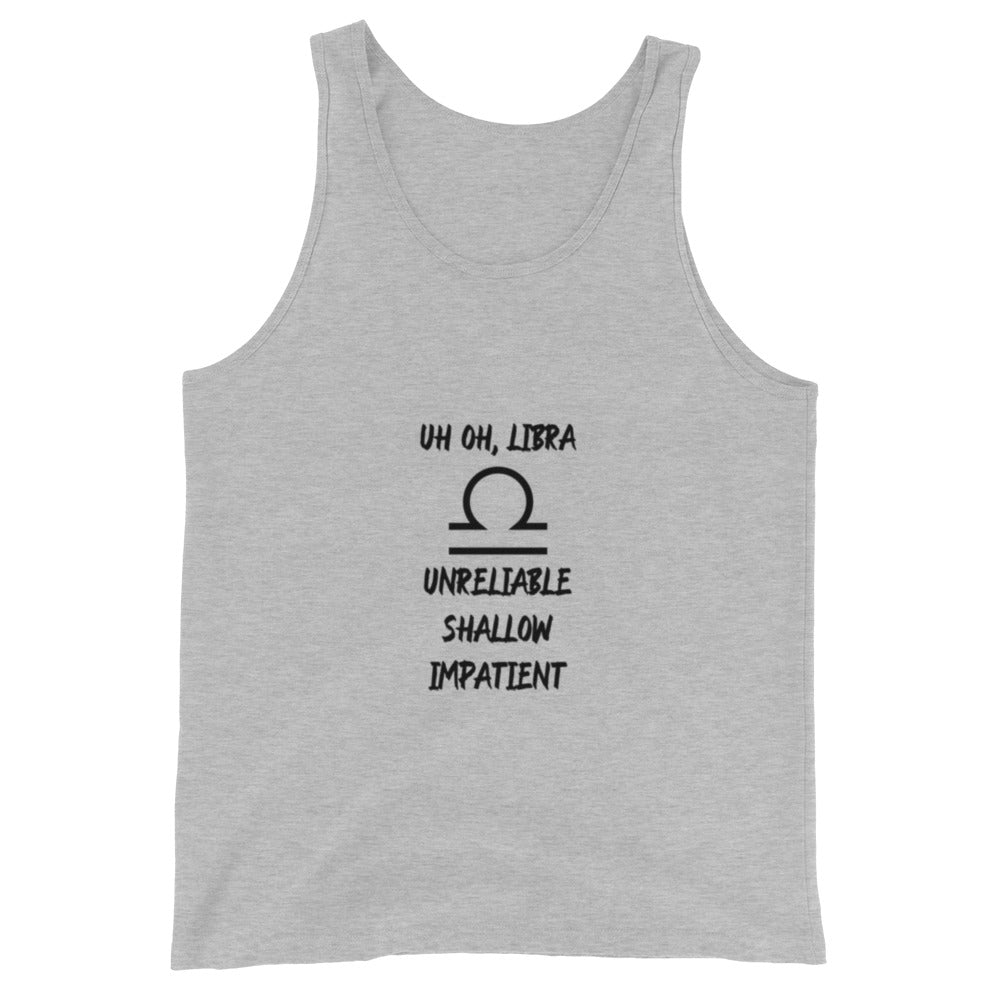 “Uh Oh, Libra” Men's Tank Top