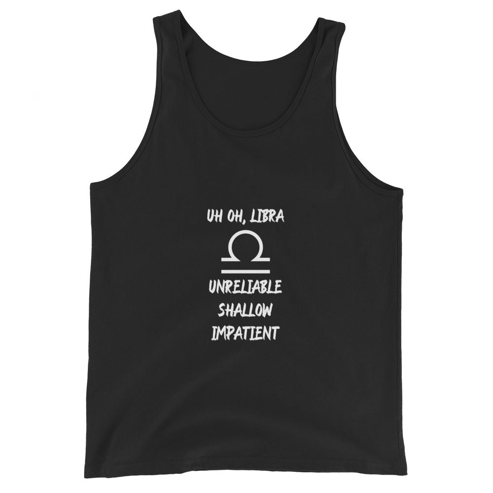 “Uh Oh, Libra” Men's Tank Top