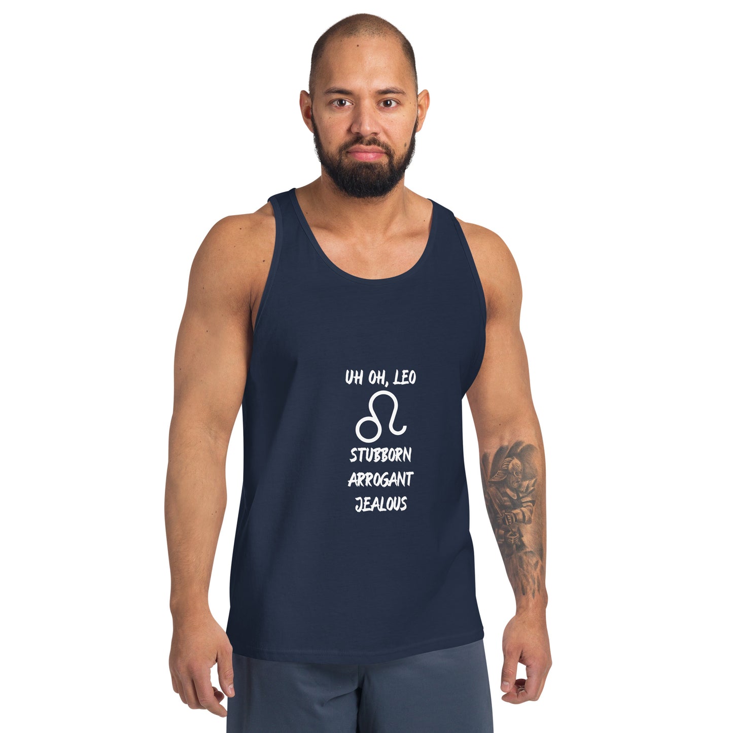 “Uh Oh, Leo” Men's Tank Top