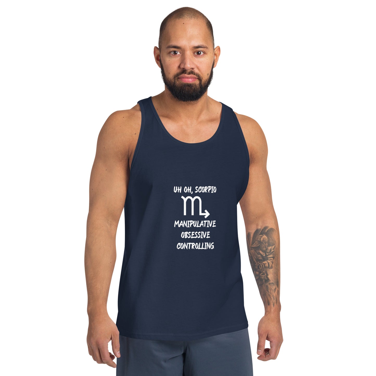 “Uh Oh, Scorpio” Men's Tank Top
