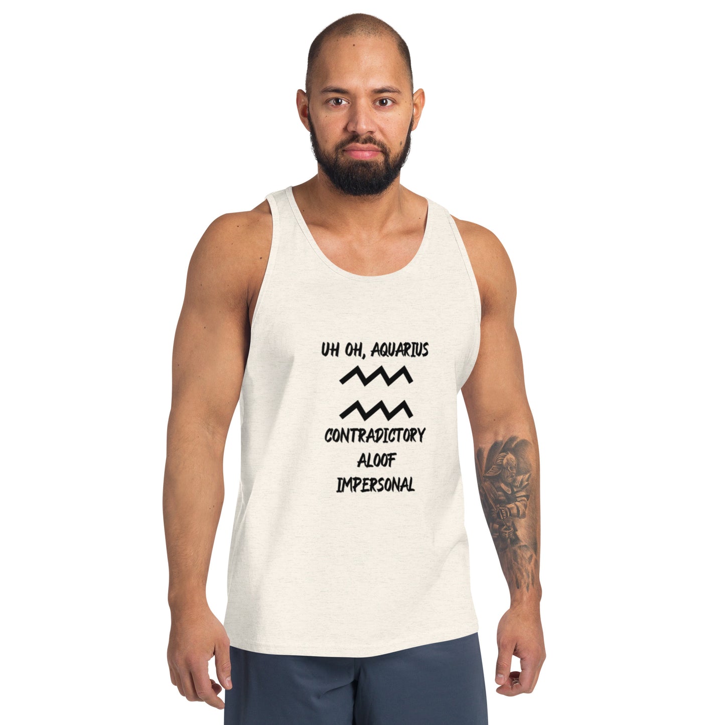“Uh Oh, Aquarius” Men's Tank Top