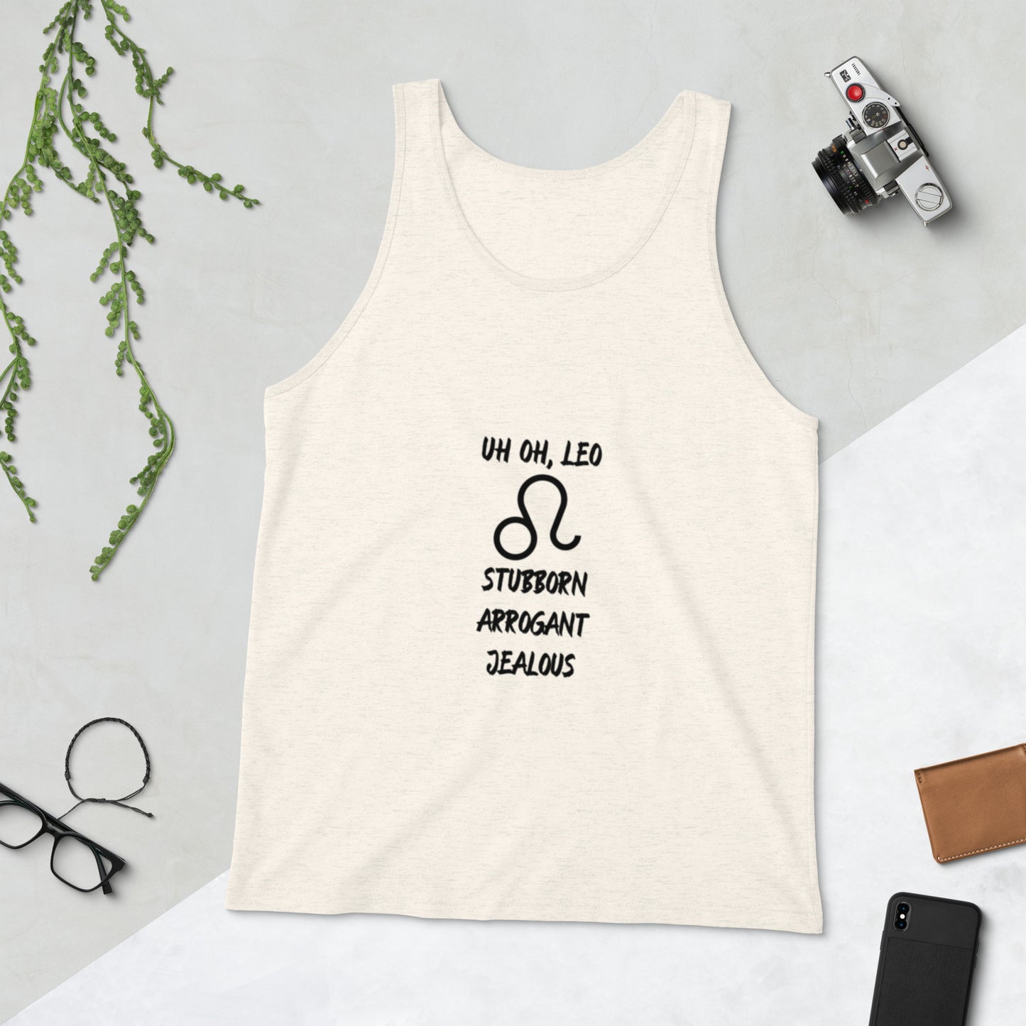 “Uh Oh, Leo” Men's Tank Top