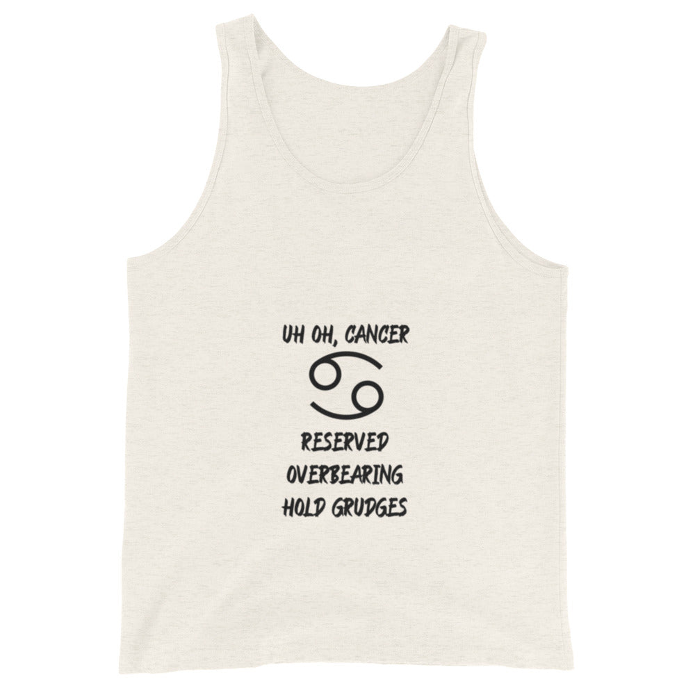 “Uh Oh, Cancer” Men's Tank Top