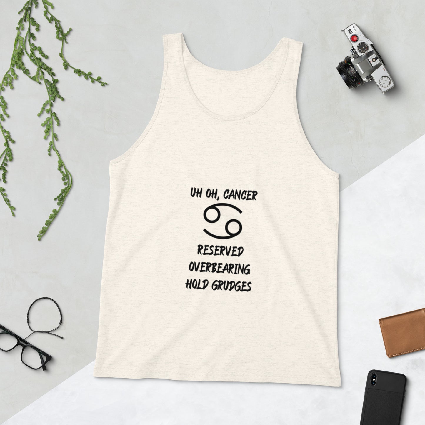 “Uh Oh, Cancer” Men's Tank Top