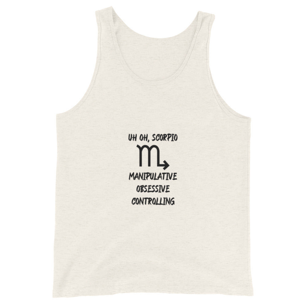 “Uh Oh, Scorpio” Men's Tank Top