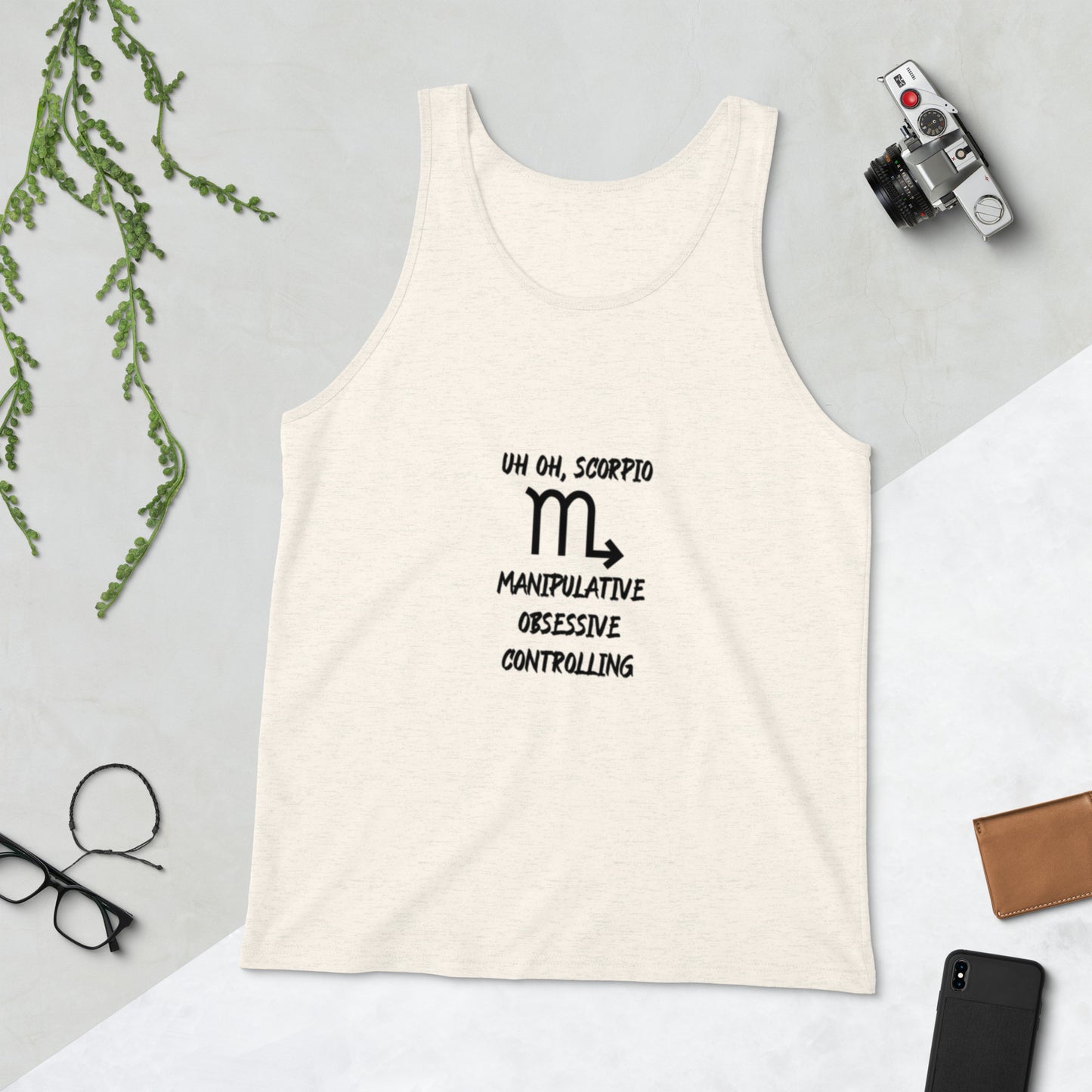 “Uh Oh, Scorpio” Men's Tank Top