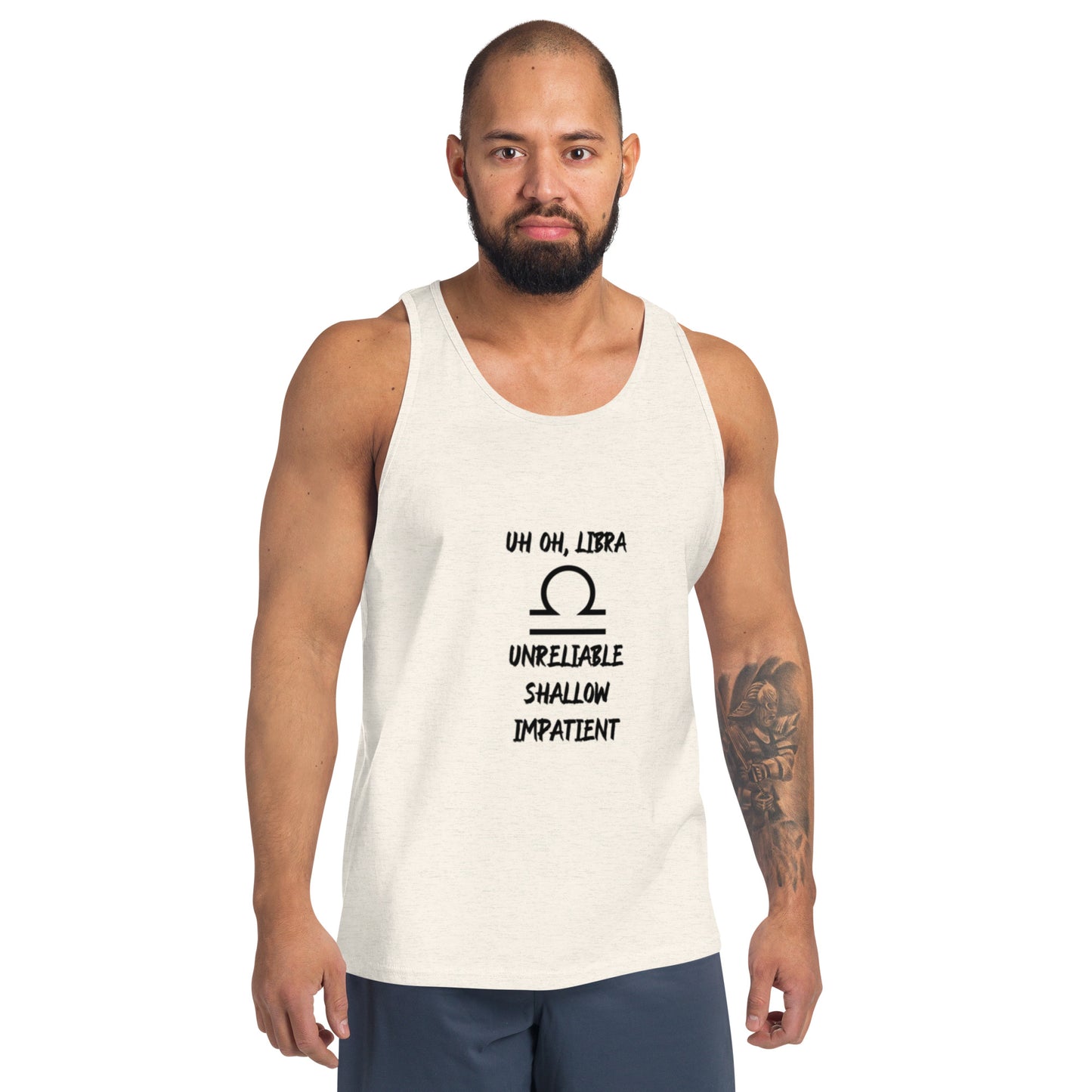 “Uh Oh, Libra” Men's Tank Top
