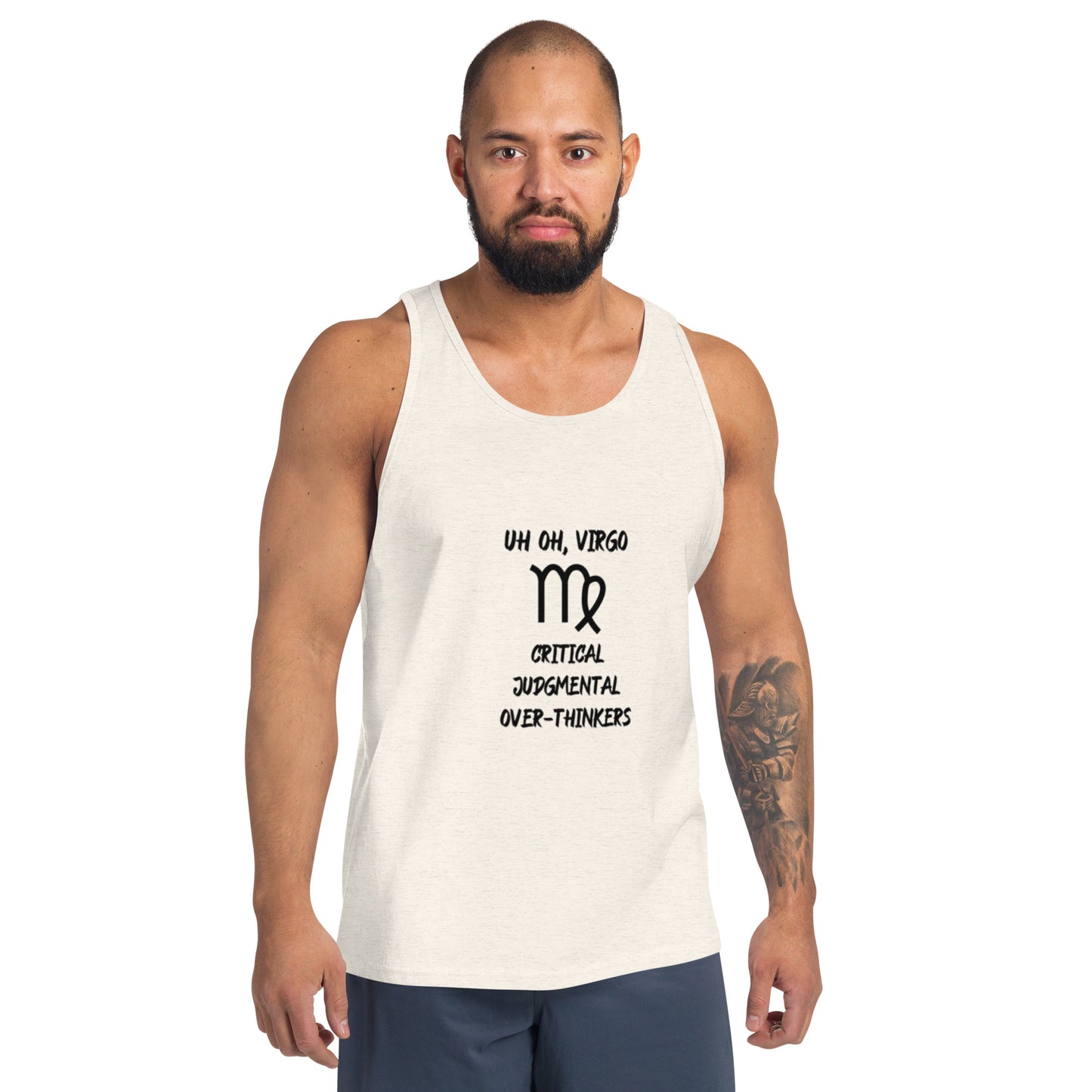 “Uh Oh, Virgo” Men's Tank Top