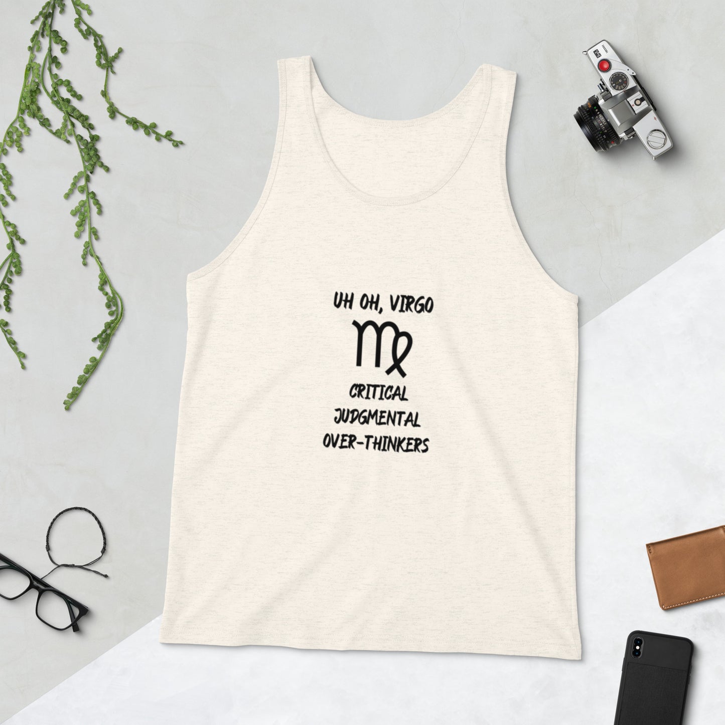 “Uh Oh, Virgo” Men's Tank Top