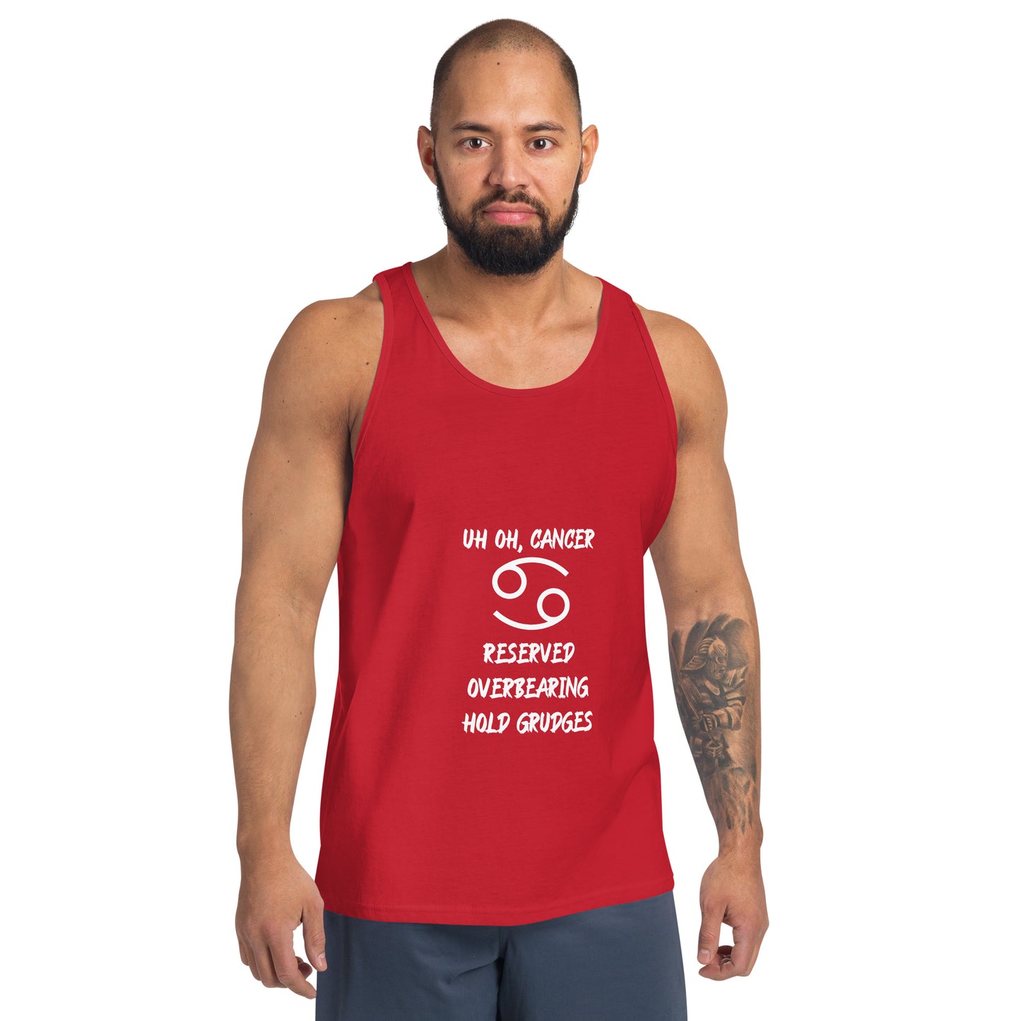 “Uh Oh, Cancer” Men's Tank Top
