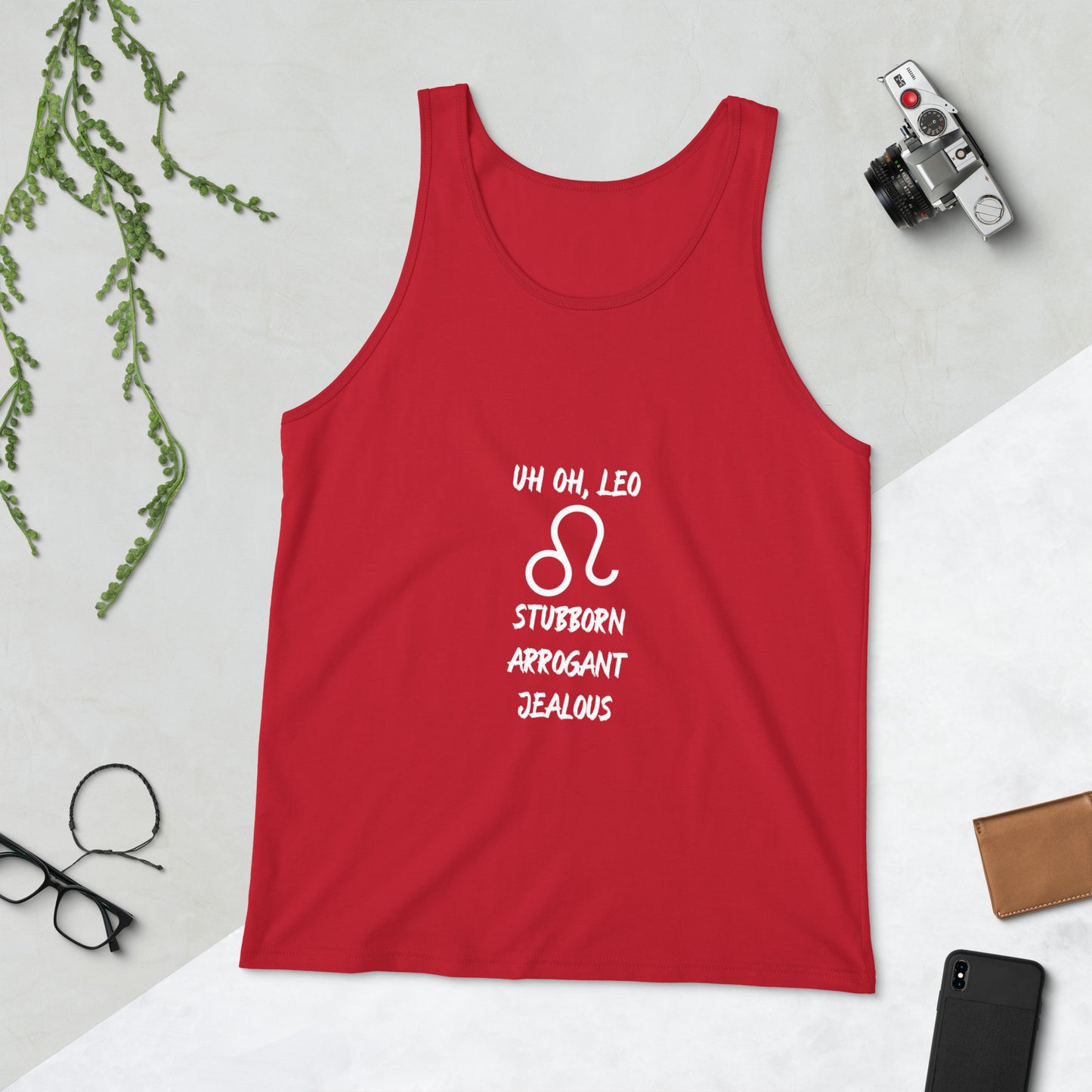 “Uh Oh, Leo” Men's Tank Top
