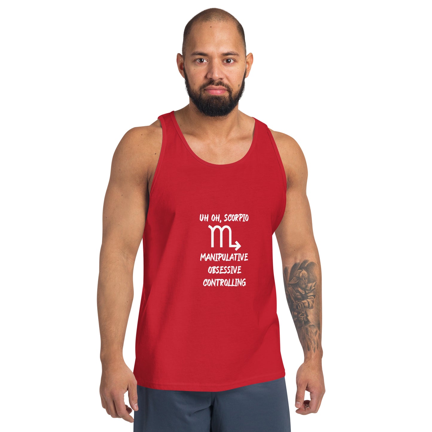 “Uh Oh, Scorpio” Men's Tank Top