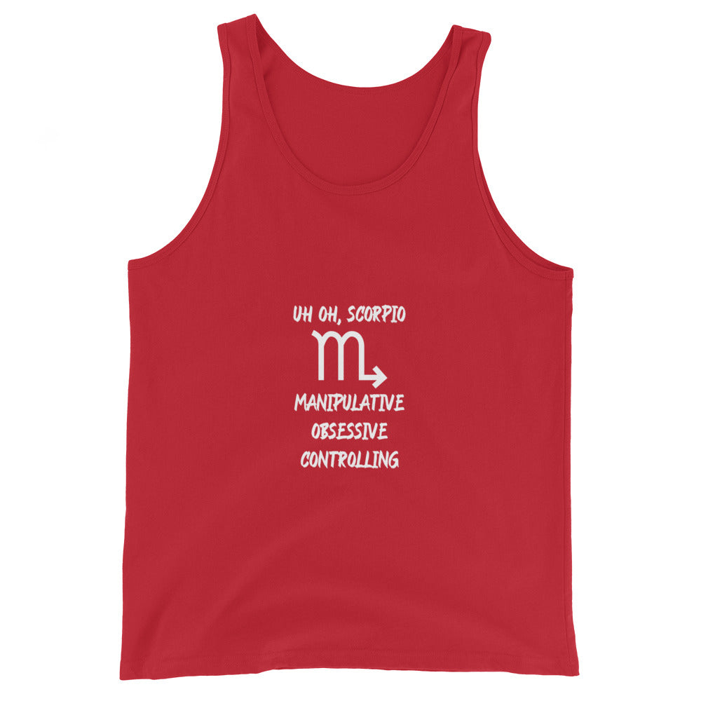 “Uh Oh, Scorpio” Men's Tank Top