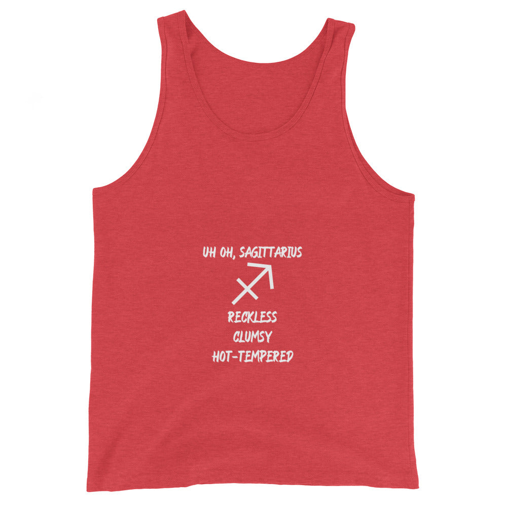 “Uh Oh, Sagittarius” Men's Tank Top