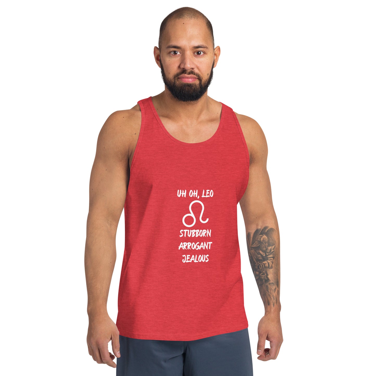 “Uh Oh, Leo” Men's Tank Top