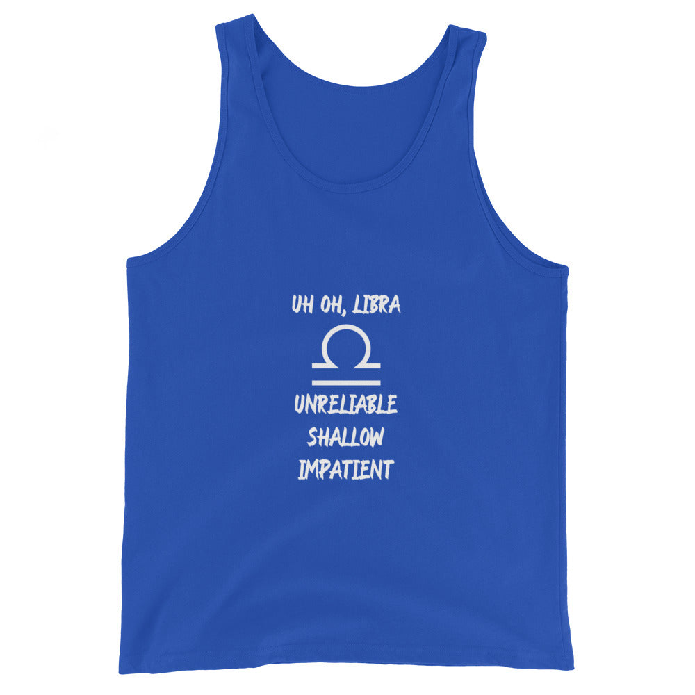 “Uh Oh, Libra” Men's Tank Top