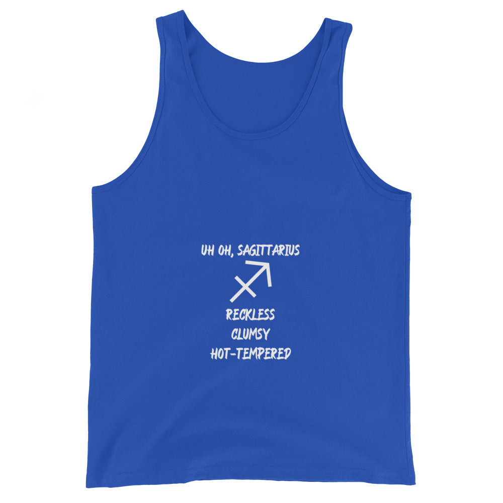 “Uh Oh, Sagittarius” Men's Tank Top