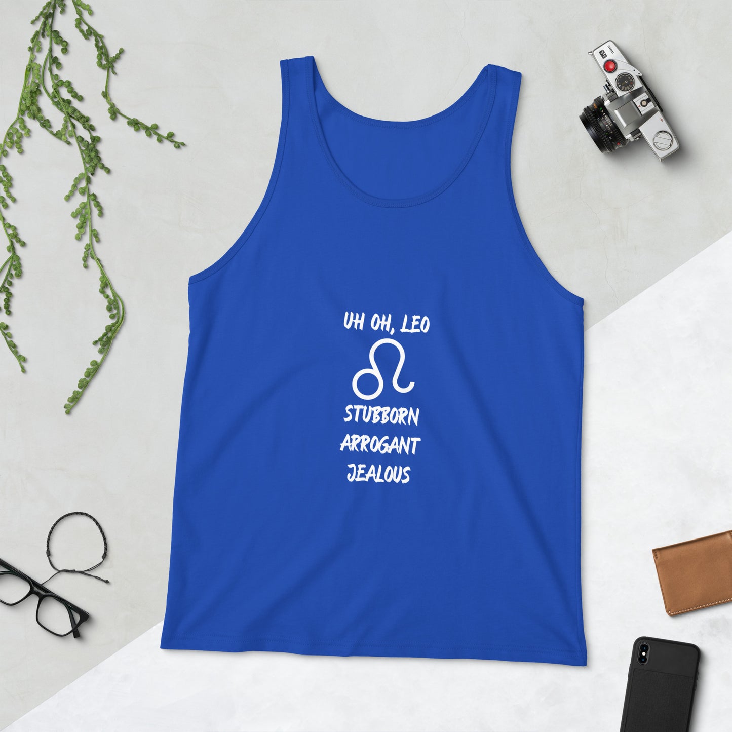 “Uh Oh, Leo” Men's Tank Top