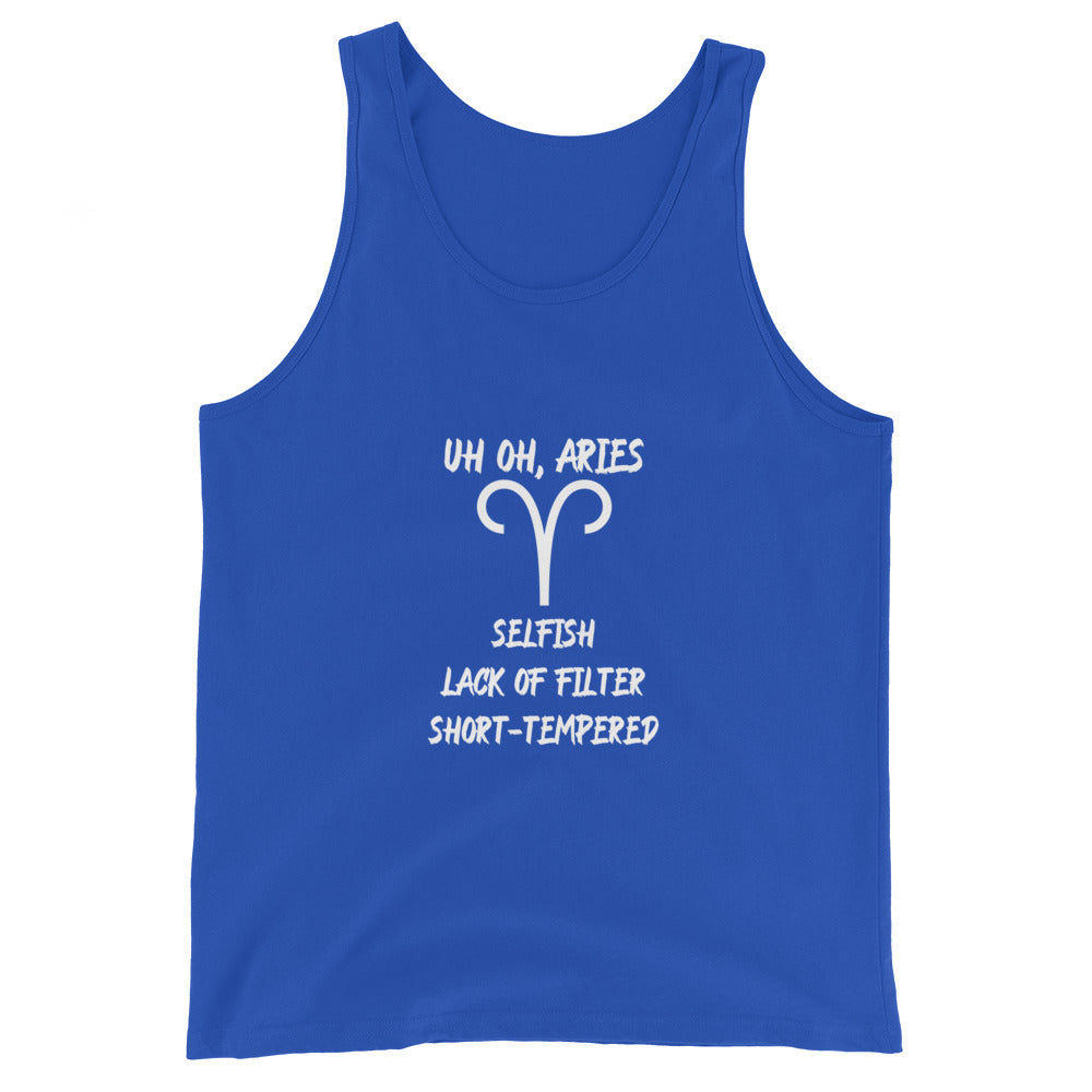 “Uh Oh, Aries” Men's Tank Top
