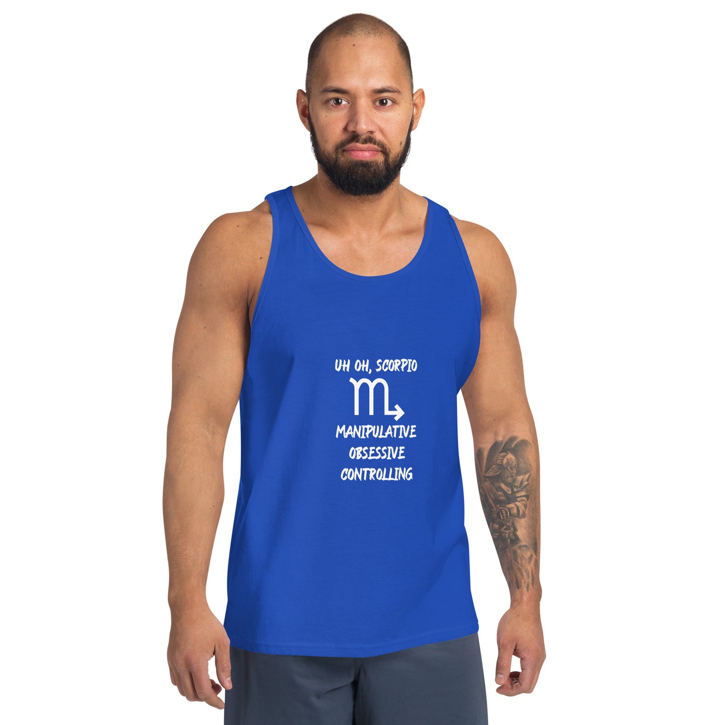 “Uh Oh, Scorpio” Men's Tank Top
