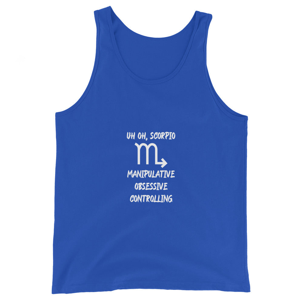 “Uh Oh, Scorpio” Men's Tank Top