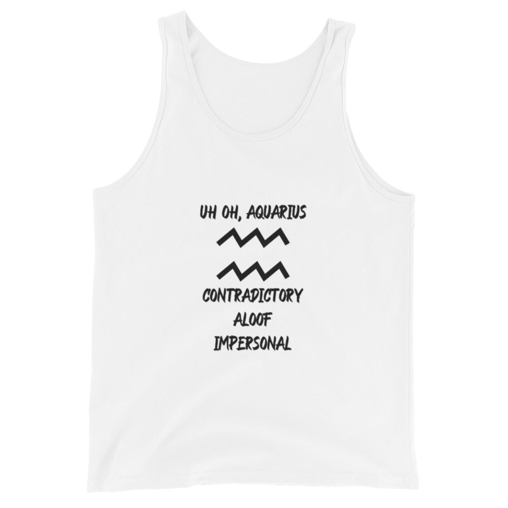 “Uh Oh, Aquarius” Men's Tank Top
