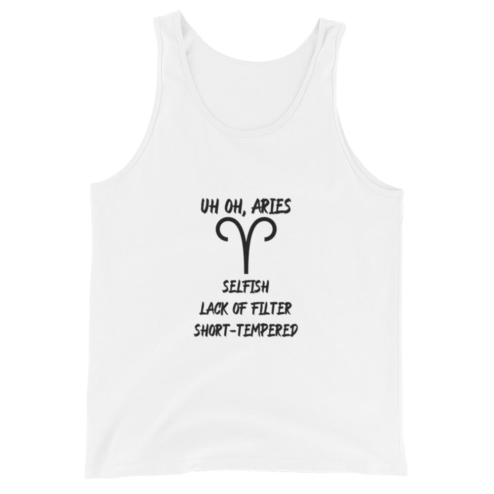 “Uh Oh, Aries” Men's Tank Top