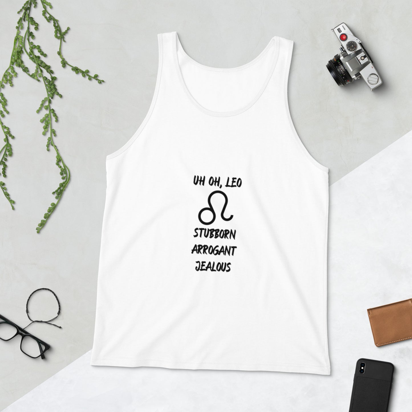 “Uh Oh, Leo” Men's Tank Top