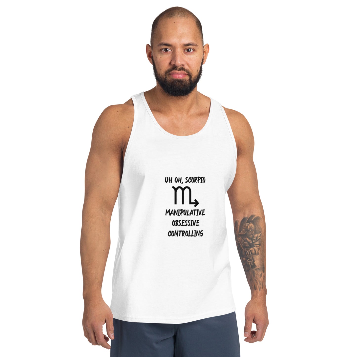“Uh Oh, Scorpio” Men's Tank Top