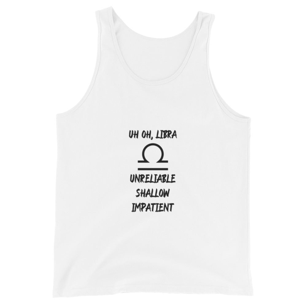 “Uh Oh, Libra” Men's Tank Top