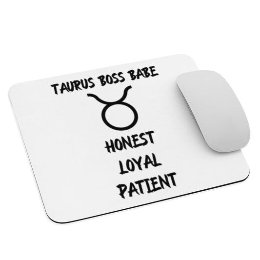 “Taurus Boss Babe” Mouse Pad