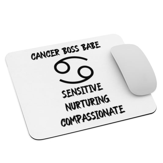 “Cancer Boss Babe” Mouse Pad