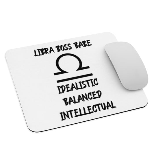 “Libra Boss Babe” Mouse Pad