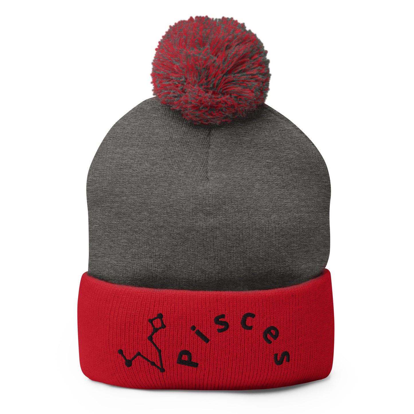 “Pisces” Pom-Pom Beanie