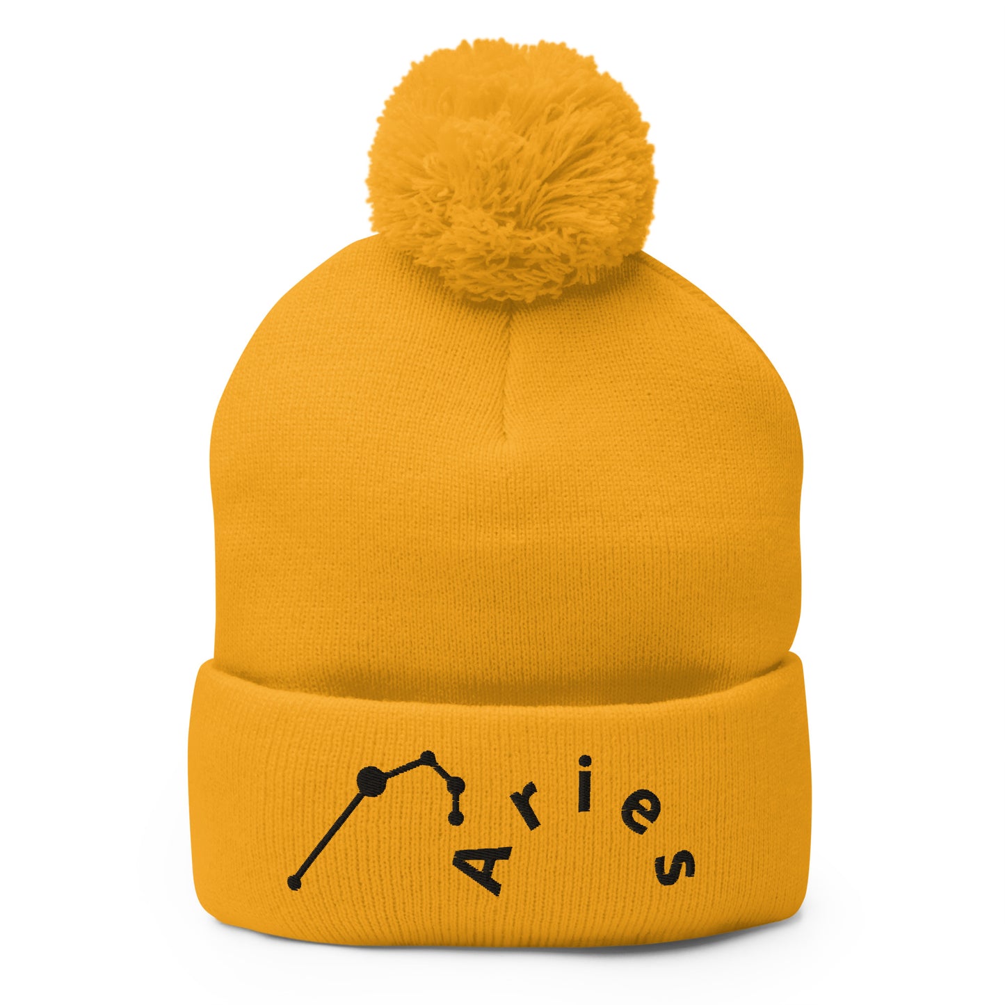 “Aries” Pom-Pom Beanie
