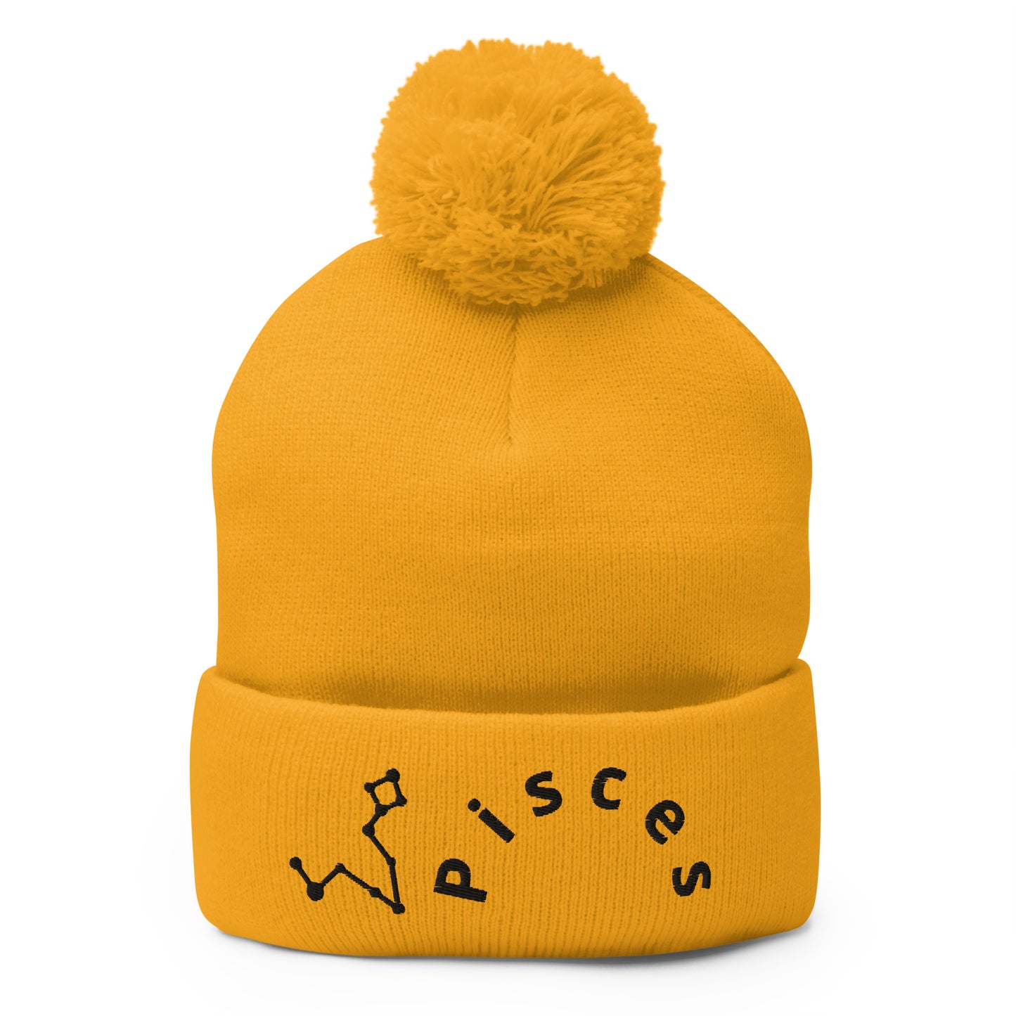 “Pisces” Pom-Pom Beanie