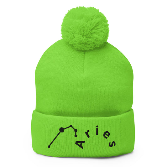 “Aries” Pom-Pom Beanie