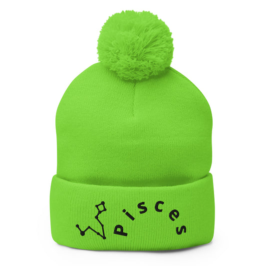 “Pisces” Pom-Pom Beanie